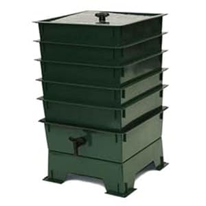 Worm Factory DS5GT 5-Tray Worm Composter - Green