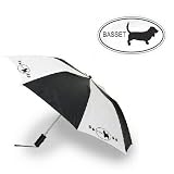 Compact Travel Umbrella featuring the Basset Hound (1.5 X 1.5 X 14 inches)