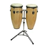 10 & 11 Conga Set, Dbl Stand, Natural