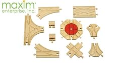 WOODEN EXPANSION SWITCH AND CROSSING WOODEN TRACK PACK BY MAXIM