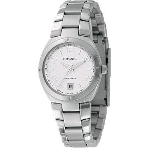 Fossil Analog White Dial Watch