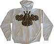 ZAO - Zeus - White Zip Up Hoodie