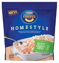 Kraft Macaroni & Cheese Homestyle Old World Italian with Parmesan & Romano Cheese Sauce Dinner 12.6 oz