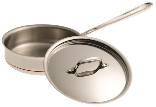 All-Clad Kupferkern Sauteusepfanne mit Deckel 20cm / 1,9l - 6402SS All-Clad Kupferkern Sauteusepfanne mit Deckel 20cm / 1,9l - 6402SS