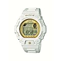 Casio Baby-G - Reloj digital de mujer de cuarzo con correa de resina blanca (alarma, cron�metro, luz) - sumergible a 200 metros
