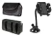 Windshield Car Holder+Leather Case Holster Cover Side Pouch with Belt Clip For Tmobile HTC myTouch 4G Tmobile HTC myTouch 4G Slide Tmobile HTC Radar Verizon HTC Rezound Tmobile HTC Sensation 4G ATT HTC Sorround Verizon HTC ThunderBolt ATT HTC Titan ATT HTC Titan II Verizon HTC Trophy ATT HTC Vivid- Auctio4tech Brand