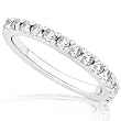 1/2ctw 14K White Gold Round Brilliant Diamond Band (HI/I1) 1/2ctw 14K White Gold Round Brilliant Diamond Band (HI/I1)