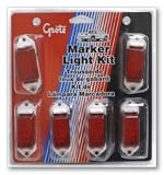 SMALL TRAILER LIGHTING, RED, ECONOMY CLR/MKR LAMP KIT, RETAIL PACK