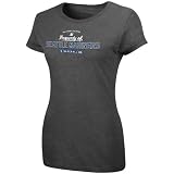 MLB Women's Seattle Mariners Property Of Short Sleeve Crew Neck Tee (Pro Carbon Heather, Large)