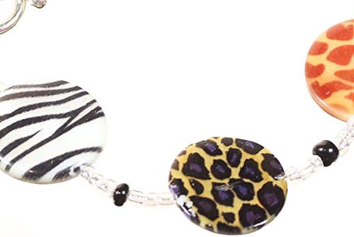 "Animalistic" Animal Print Bracelet, 8 Inches