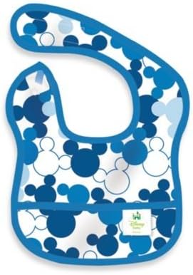 Disney Baby Mickey Mouse Blue Starter Bib from Bumkins'