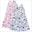 Girls Sleeveless V-Neck Toile Dress