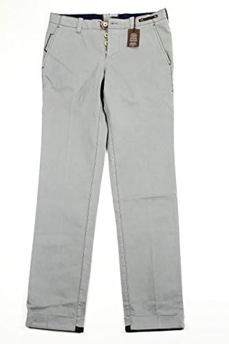 Pt01 Men's Grey Slim Fit Pants Size 46 EU (30 US) Regular