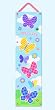 Butterfly Garden Personalized Canvas Growth Chart by Olive Kids