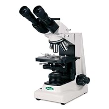 VanGuard 1420BR Brightfield Clinical Microscope with Binocular Head, Halogen Illumination, 4X, 10X, 40X, 100X Magnification, 360 Degree Viewing Angle, Fixed 160 mm Optical System