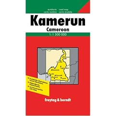 Middle East and Africa Road Map: Cameroon with Guide (Road Maps of the Middle East a)