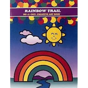 Do - A-Dot Rainbow Trail Art "Activity Book"