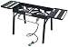 Bayou Classic DB350 Double Burner Outdoor Patio Stove with slide-on Extension Legs and two Side Shelves