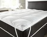 Goose Feather And Down Mattress Topper Single (White)