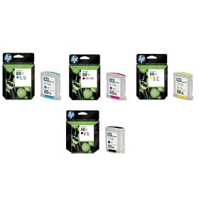 HP Original 88xl Bundle - Black, Cyan , Magenta, Yellow - c9391a c9392a c9393a c9396a no.88xl, AllDayOfficeSupplies