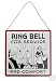 Retro Metal Ring Bell for Service Sign