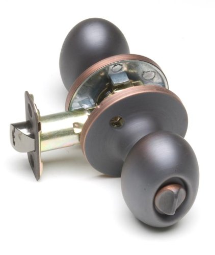 Oil Rubbed Bronze Privacy Egg Door Knob