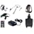 All Accessories for Your Lg CG225 CG-225 Phone (Includes: Rapid Car Charger, Travel Home Charger, Leather Case, Belt Clip Holster, Boom Mic, Antenna Booster, & Car Vent Mount Phone Holder)