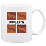 New Do You Adopt White German Shepherd Dog ? Mug Dog