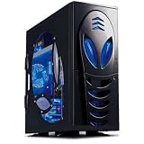 Review itpeople Alien / Alien Gaming Case 450 watt psu Black Blue LE