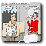Rich Diesslins Funny General - Editorial Cartoons - Issues of the Real Spiderman - Snacking - Mouse Pads