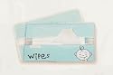Sugar Booger Blue DIAPER WIPE Holder POUCH Set 2 Baby