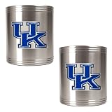 Kentucky Wildcats 2pc Stainless Steel Can Holder Set NCAA College Athletics