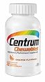 Centrum Chewable Multivitamin, Orange Flavored, 100 Tablets