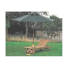 Siena Garden 104056 Sonnenschirm "Teaklook" gr�n � 350 cm