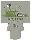 Rough Golf - Life is Crap T-shirt Short Sleeved 100% Cotton