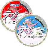 サンライン(SUNLINE) スーパーキャスト テーパーヤーン 170m 3色分け 3号~12号