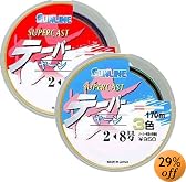 サンライン(SUNLINE) スーパーキャスト テーパーヤーン 170m 3色分け 4号~12号