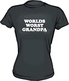 Worlds Worst Grandpa Women's tee Shirt in 6 Colors Small thru XL