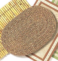 Childrens Toyshop  Kitchen & Housewares : Rush Oval Placemat