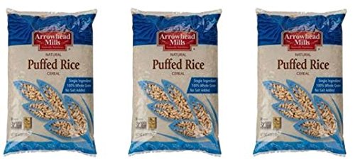 Arrowhead Mills Puffed Brown Rice Cereal 6 OZ (Pack of 3)