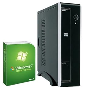 KCSmicro [182102] Mini-PC Nettop | Intel Atom D2700 Dualcore 2x 2.13GHz | 2GB DDR3 | 500GB | Intel Grafik mit DVI, VGA | DVD-RW | Sound | GigabitLAN | bis zu 87% Energieeinsparung | Microsoft Windows 7 Home Premium 32-Bit