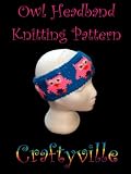 Owl headband knitting pattern