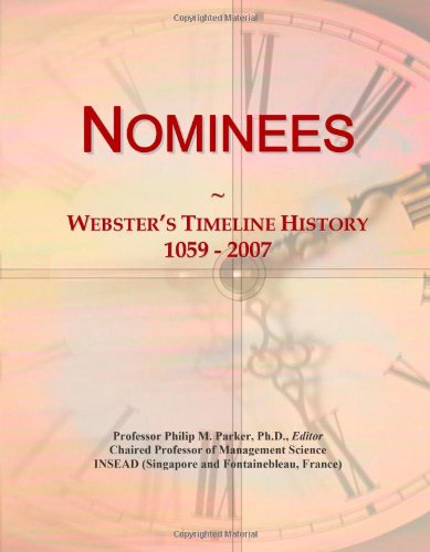 Nominees: Webster's Timeline History, 1059 - 2007