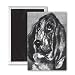 Head of a Dog Running, 1880 by Henri de.. - 3x2 inch Fridge Magnet - large magnetic button - Magnet