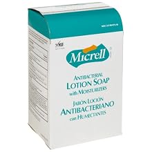 Gojo 2157-08 NXT Micrell Antibacterial Lotion Soap, 1000 mL (Case of 8)