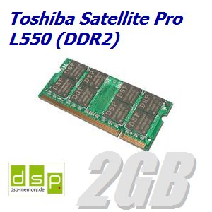 2GB Speicher / RAM für Toshiba Satellite Pro L550 (DDR2)