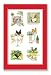 Linen Tea Towel Garden Hens