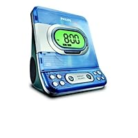 CD Clock Radio with Dual Alarm and Digital Am/fm Tun