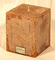 Vanilla Grapefruit Square Pillar Candle