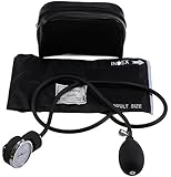LotFancy FDA Approved Blood Pressure Gauge Aneroid Sphygmomanometer with Zipper Case